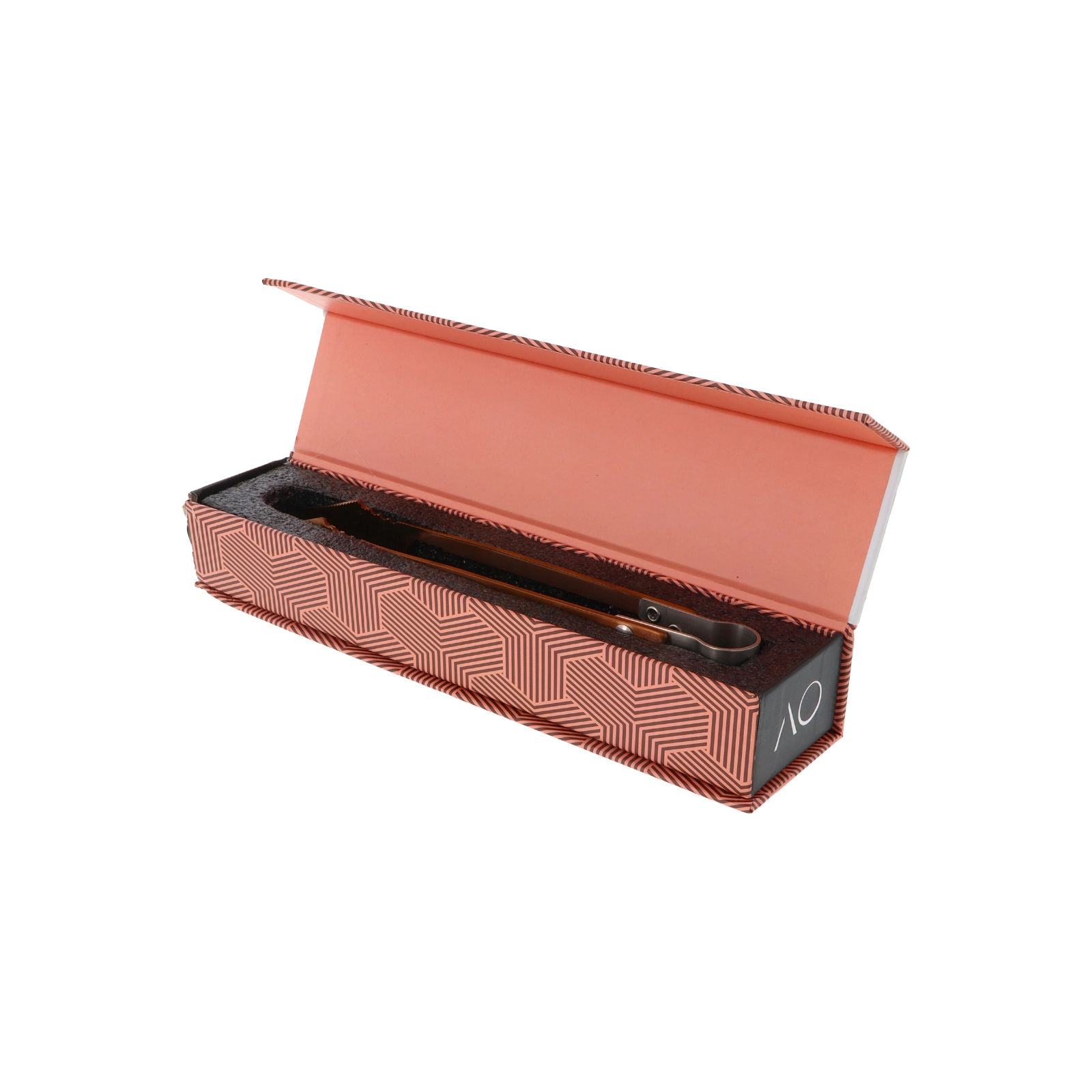 PINCE CHARBON AO COITELO ROSE GOLD PACKAGING ELEGANT