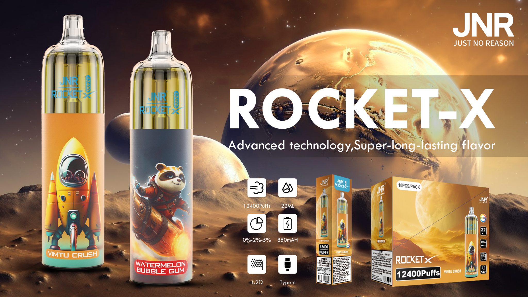 PUFF JNR ROCKET-X 12400 - banner 1