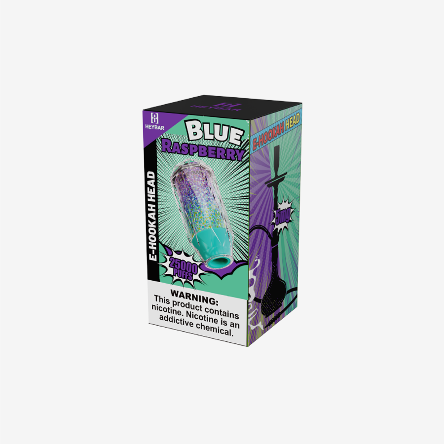 PUFF & TÊTE E-HOOKAH HEYBAR 25000 PUFFS - BLUE RASPBERRY - BLUE RASPBERRY 2