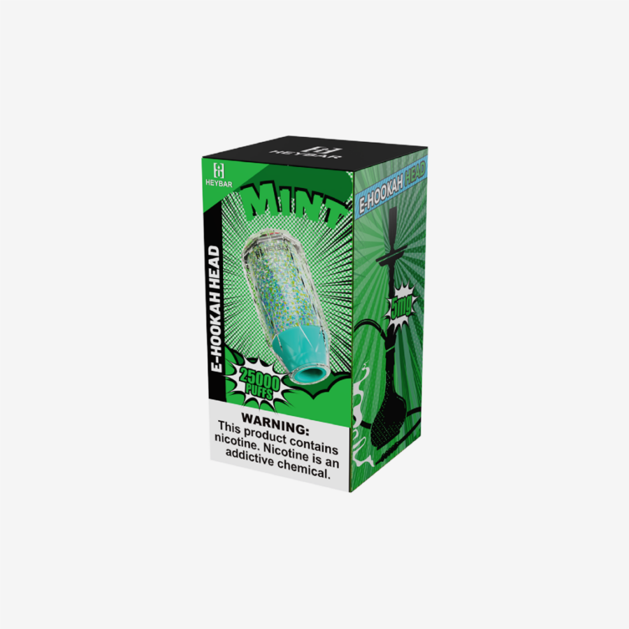 PUFF & TÊTE E-HOOKAH HEYBAR 25000 PUFFS - MINT 2