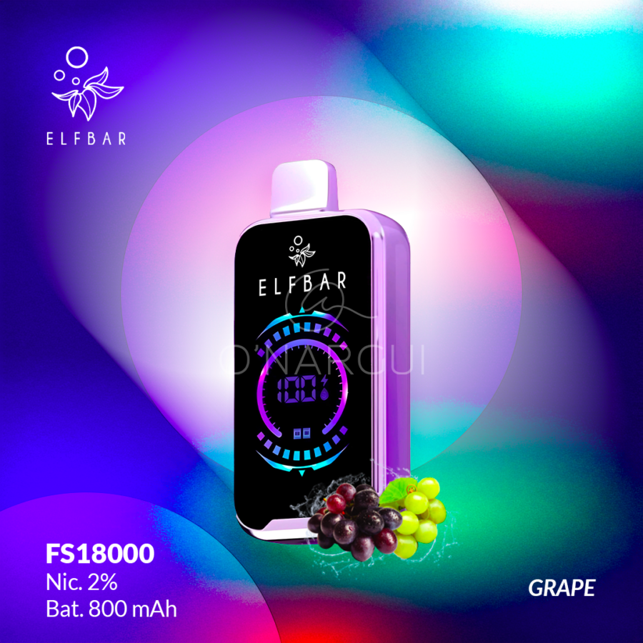 PUFF ELFBAR 18000 - GRAPE