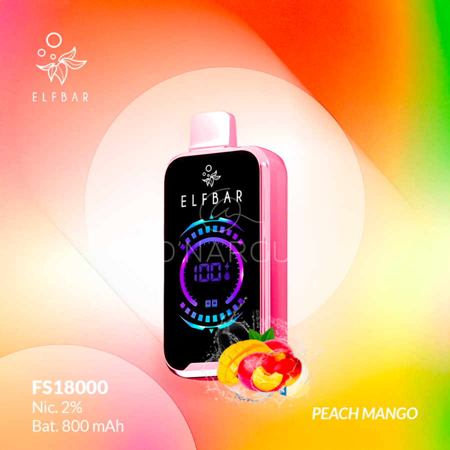 PUFF ELFBAR 18000 - PEACH MANGO