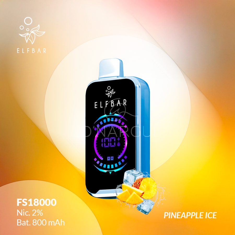 PUFF ELFBAR 18000 - PINEAPPLE ICE