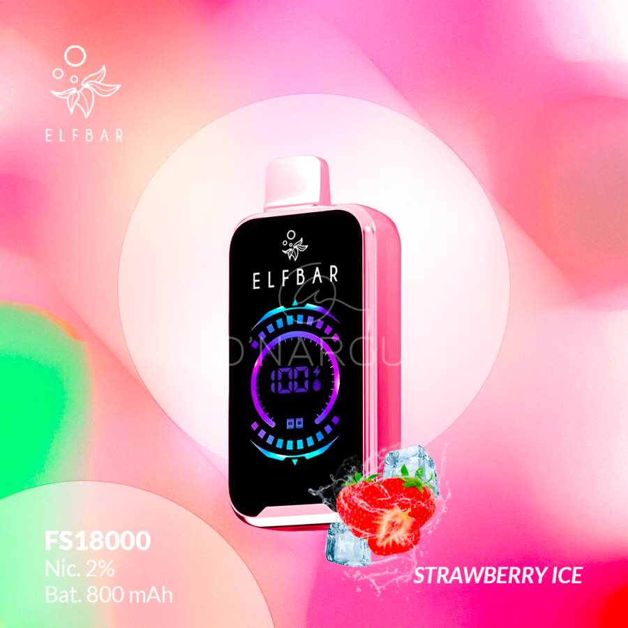 PUFF ELFBAR 18000 - STRAWBERRY ICE