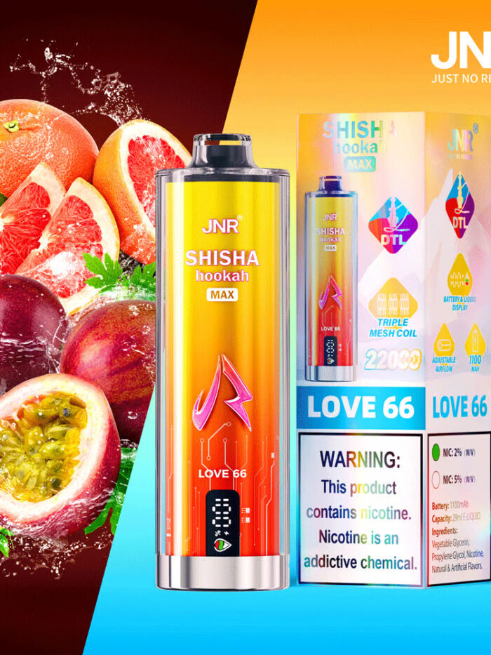 PUFF JNR SHISHA MAX 22000 - LOVE 66