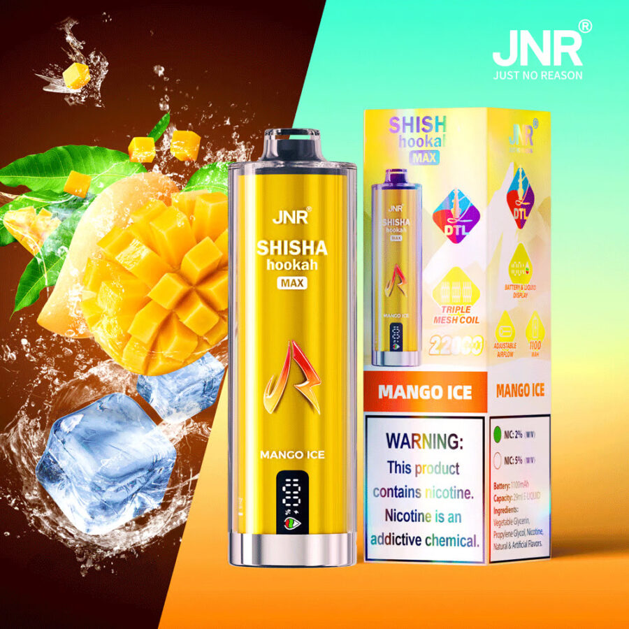 PUFF JNR SHISHA MAX 22000 - MANGO ICE