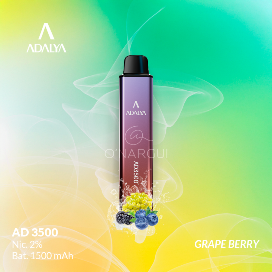 VAPE ADALYA AD 3500 - GRAPE BERRY