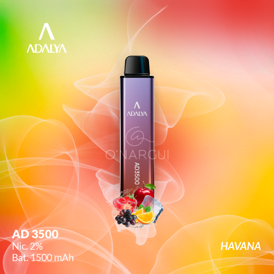 VAPE ADALYA AD 3500 - HAVANA